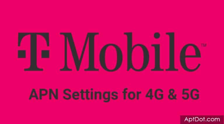 apn t mobile settings